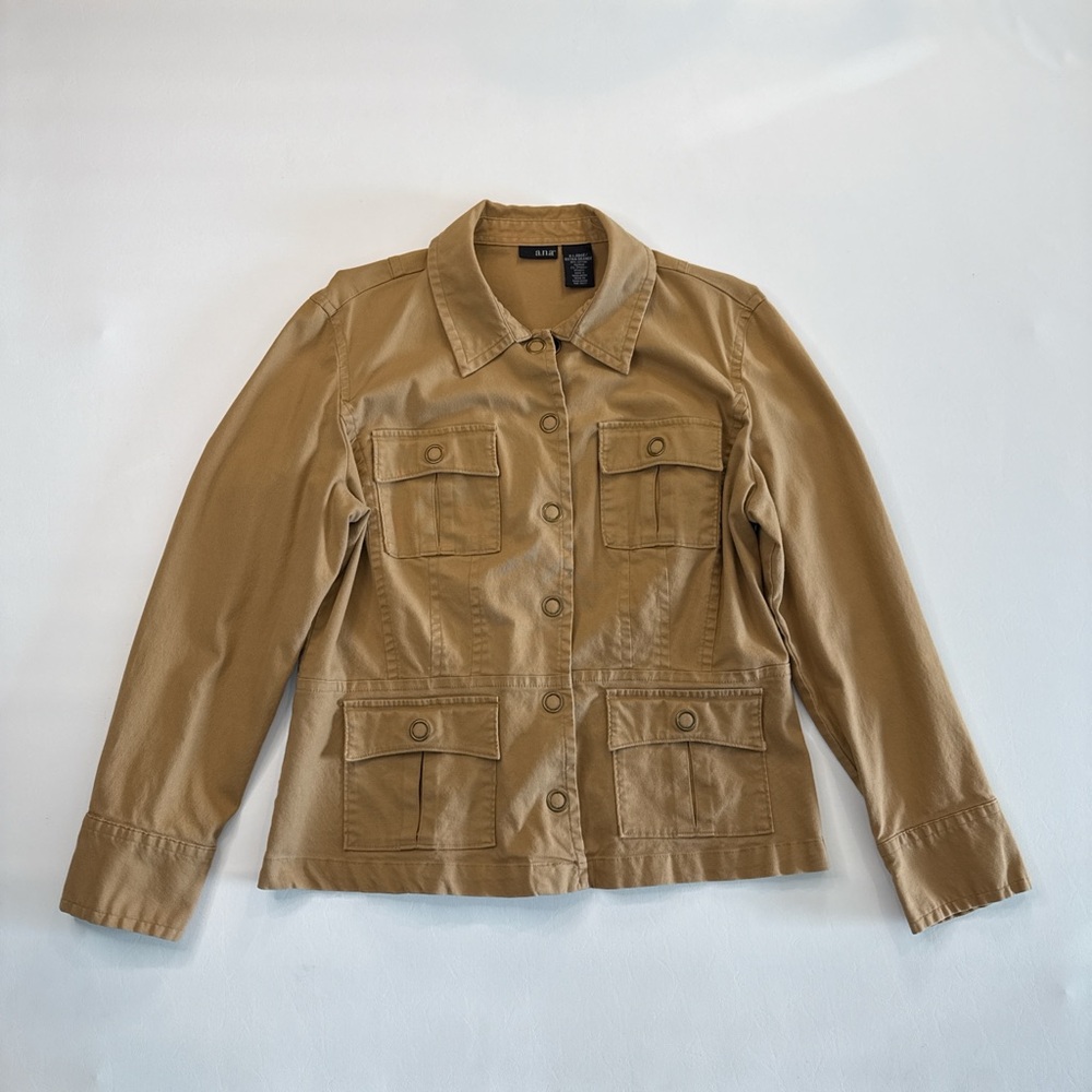 A.N.A Women's Utility Jacket in Tan